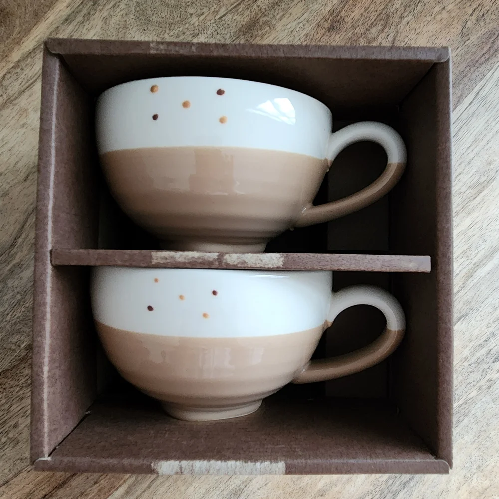 Natural Japan Ceramic Tea/Coffee Set - Picture 2 of 16